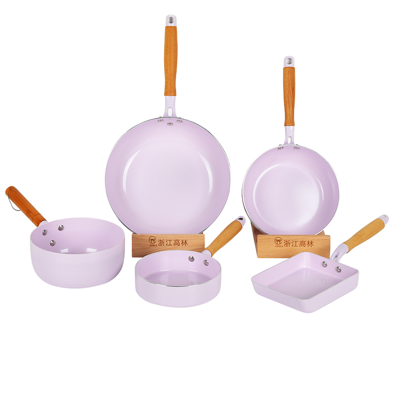 GL-LS110 Colli Press 8 juegos de utensilios de cocina de aluminio