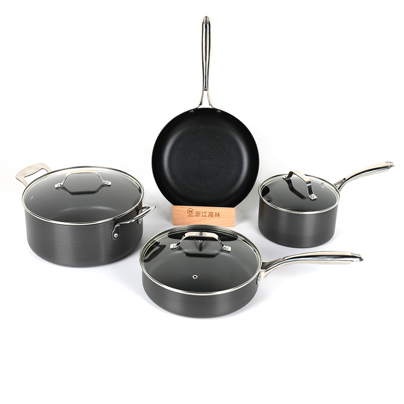 GL-LS410 Colli Press 10 juegos de utensilios de cocina de aluminio 