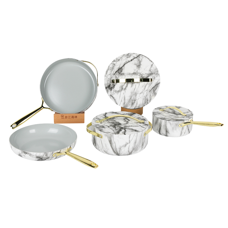 GL-LS310 Colli Press jaraway 8 juegos de utensilios de cocina de aluminio